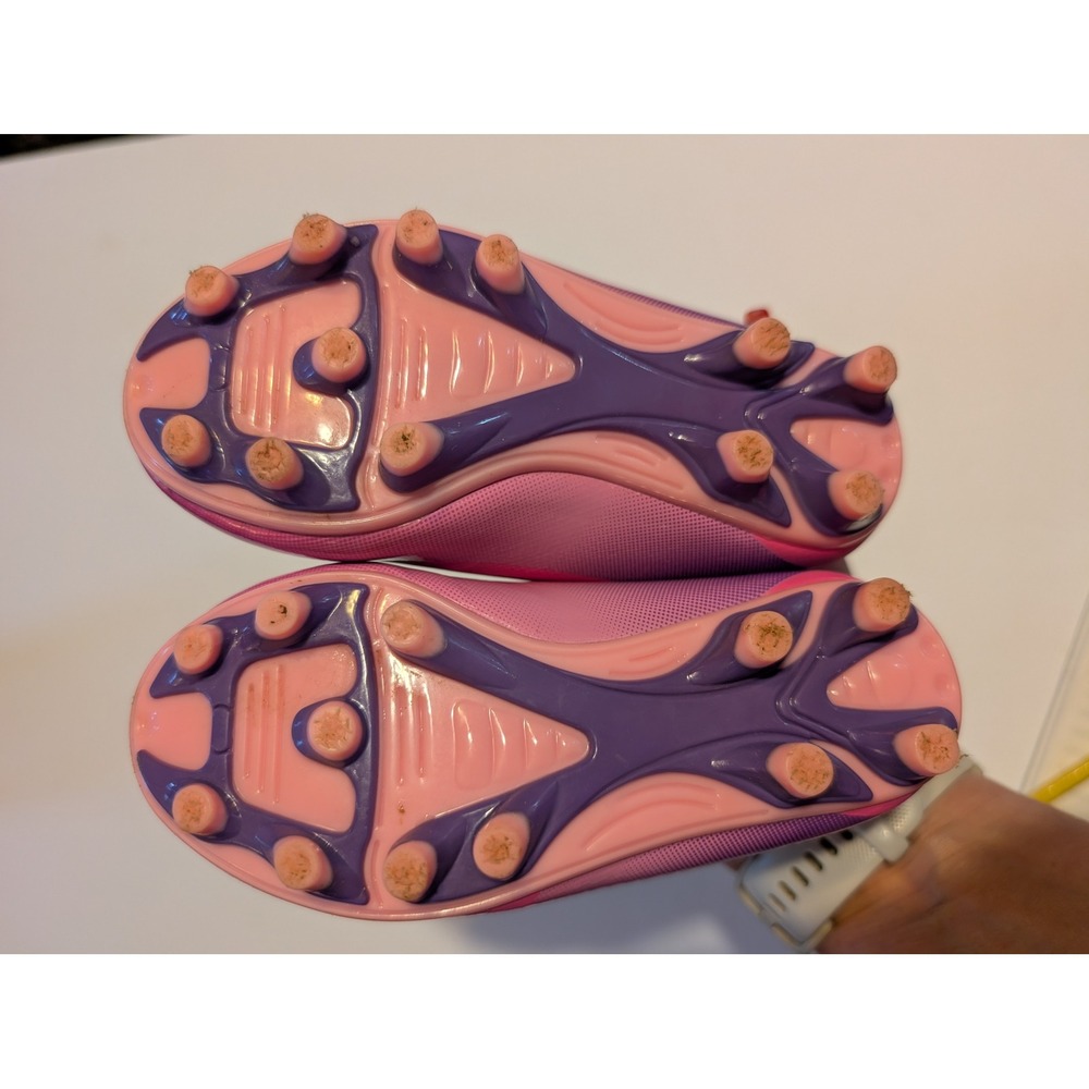 Carter's Bright Pink Purple Athletic Soccer Cleats Shoes Toddler 7M Sporty - Picture 8 of 12